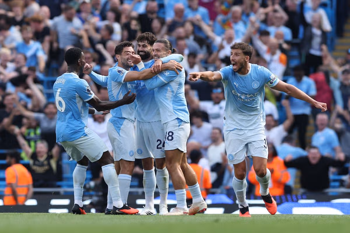 Manchester City x Bournemouth, Premier League 2026/2027. Foto: Michael Steele/Getty Images.