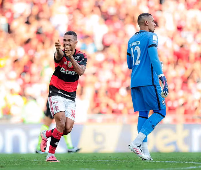 Samuel Lino, Flamengo. Foto: Gilvan de Souza/Flamengo.