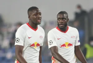 Upamecano e Konaté leipzig