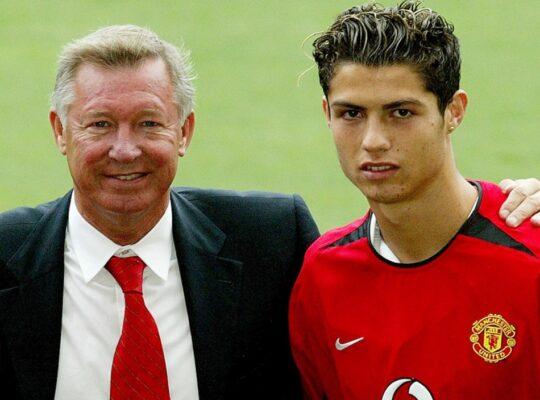 cristiano ronaldo united 2003 ferguson premier league