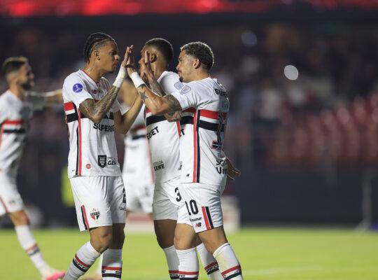 São Paulo x Bolívar, Copa Sul-Americana. Foto: Rubens Chiri e Paulo Pinto/Saopaulofc.net