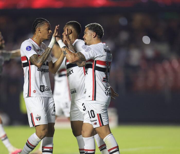 São Paulo x Bolívar, Copa Sul-Americana. Foto: Rubens Chiri e Paulo Pinto/Saopaulofc.net