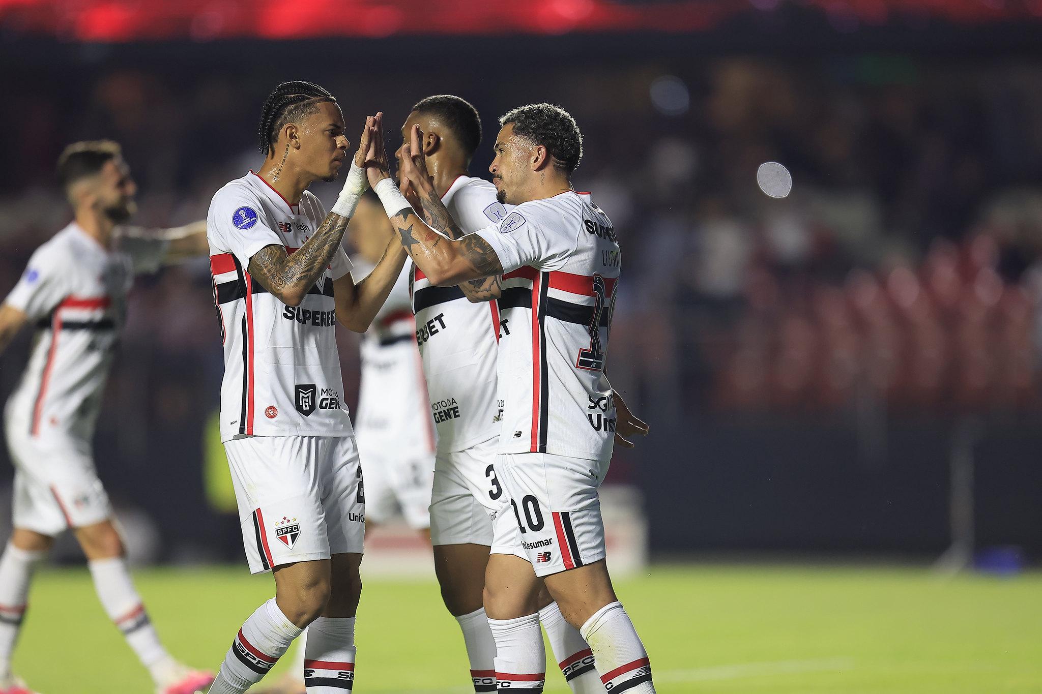 São Paulo x Bolívar, Copa Sul-Americana. Foto: Rubens Chiri e Paulo Pinto/Saopaulofc.net