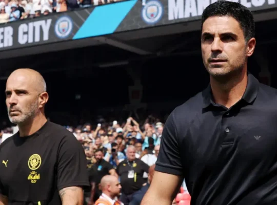 Arteta Maresca Arsenal Manchester City
