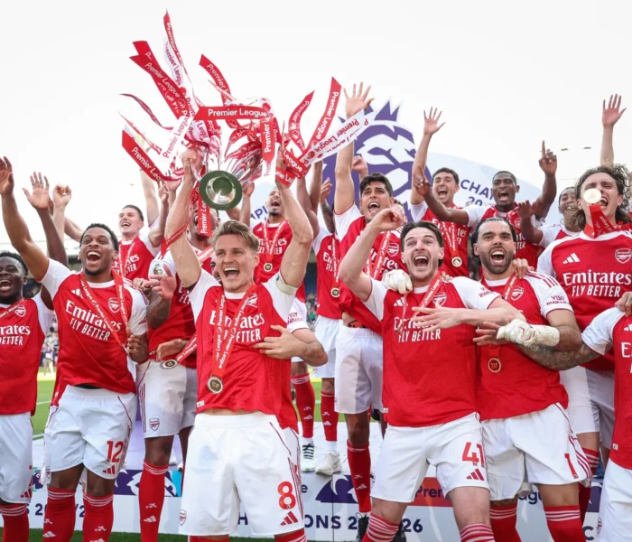 Arsenal campeão da Premier League de 2025/26
