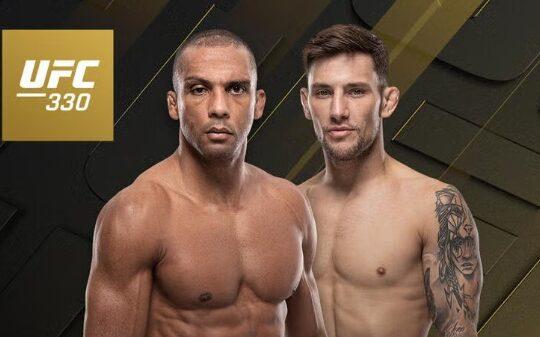 UFC 330: Edson Barboza x Ribovics se enfrentam pelo peso-leve