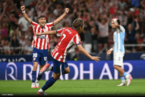 Lee Kang-In estreia com gol e Atlético de Madrid vence Málaga na primeira rodada de La Liga