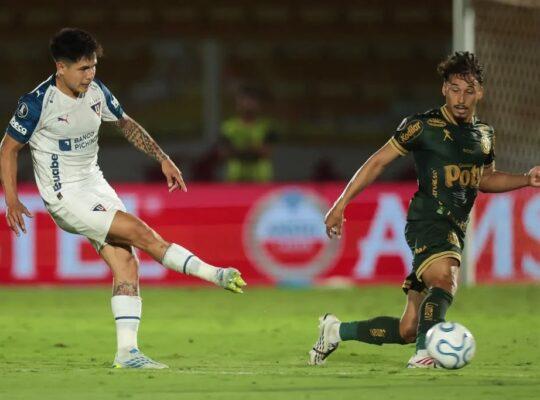 Mirassol x LDU, Libertadores 2026. Foto: Rapha Marques/AFP.