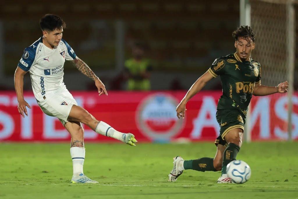Mirassol x LDU, Libertadores 2026. Foto: Rapha Marques/AFP.