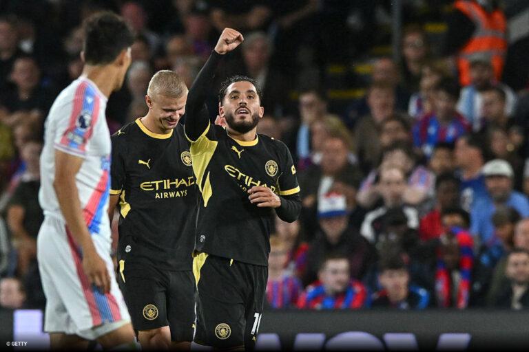 Manchester City vence o Crystal Palace com brilho de Cherki e Haaland
