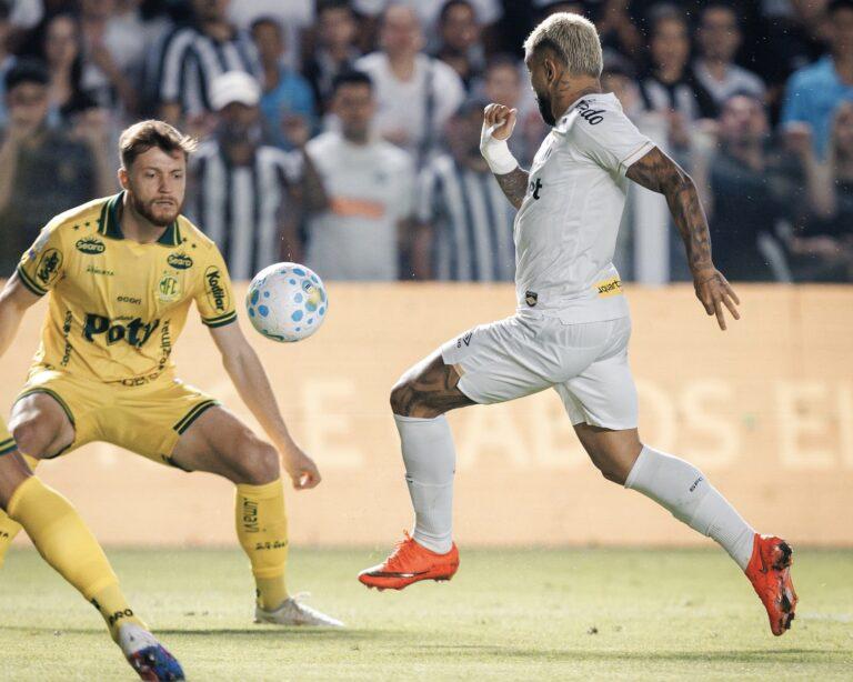 Santos faz pouco, e empate contra o Mirassol mostra mais fragilidades do que qualidades