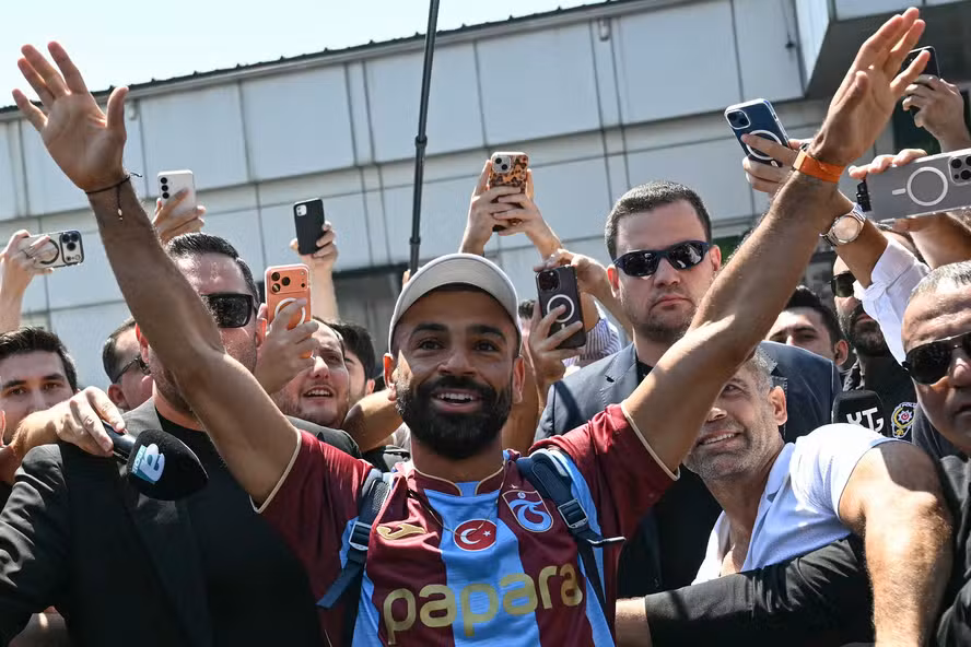 Mohamed Salah chegou no Trabzonspor