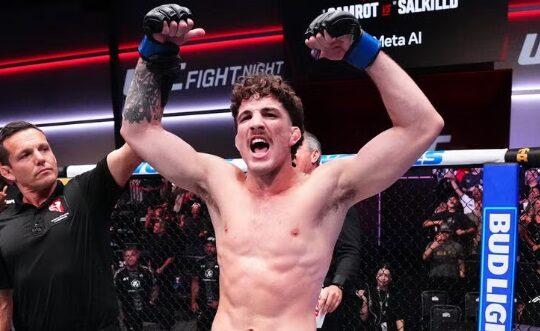 Quillan Salkilld já é um dos destaques do UFC