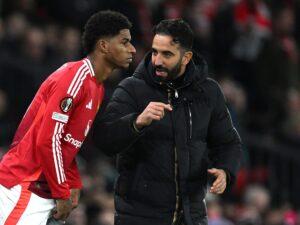 Marcus Rashford e Ruben Amorim voltam a se encontrar após polêmica no Manchester United; entenda