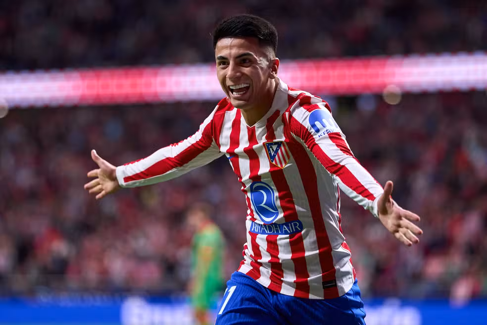Thiago Almada, Atlético de Madrid, Flamengo. Foto: Diego Souto/Getty Images.