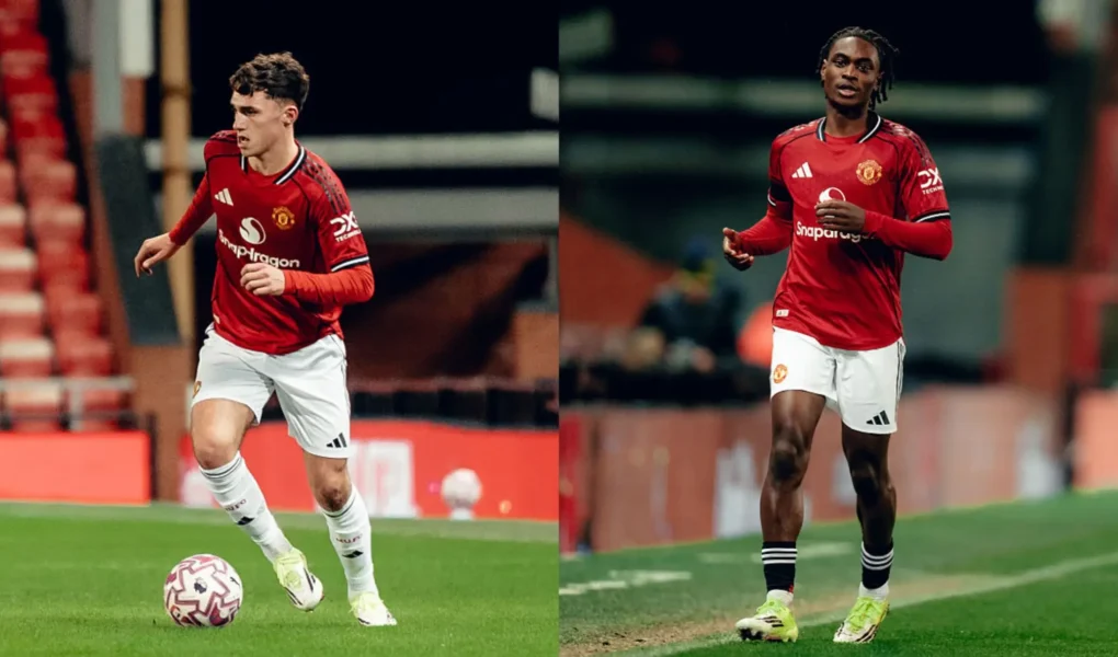 James Scanlon Ogunneye arsenal jovens manchester united