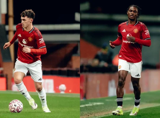 James Scanlon Ogunneye arsenal jovens manchester united