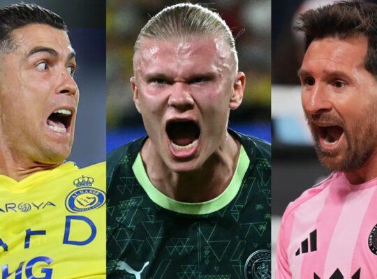 Messi Haaland Cristiano