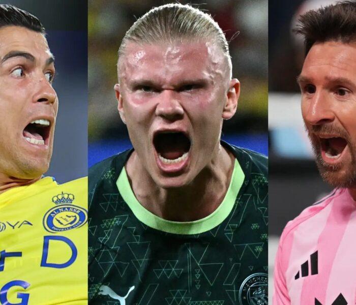 Messi Haaland Cristiano