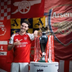 Declan Rice, Arsenal, Premier League. Foto: Reprodução/Arsenal FC