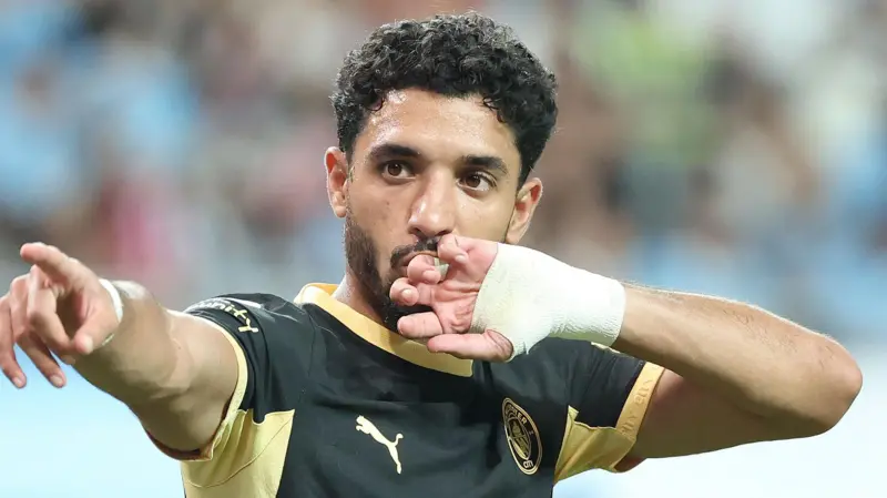Omar Marmoush, Manchester City. Foto: Reprodução/BBC Sport via Getty Images.