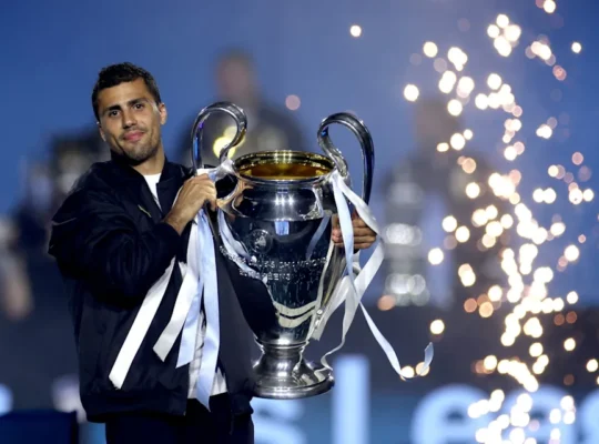 Rodri, Champions League. Foto: Lewis Storey/Getty Images.
