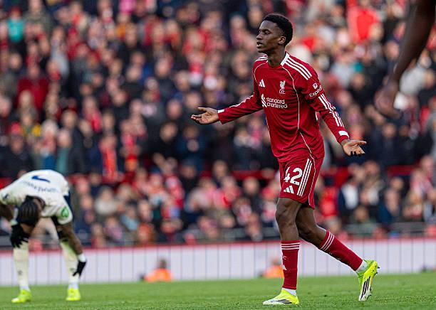 Trey Nyoni, Liverpool. Foto: Steven Halliwell/MI News/NurPhoto via Getty Images