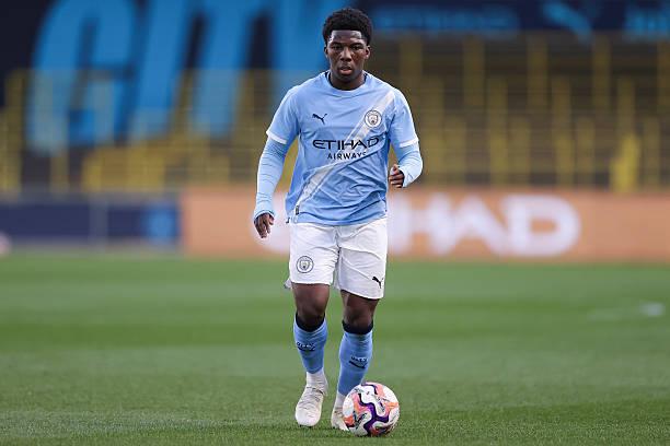 Ryan McAidoo, Manchester City. Foto: James Gill/ Danehouse/Getty Images.