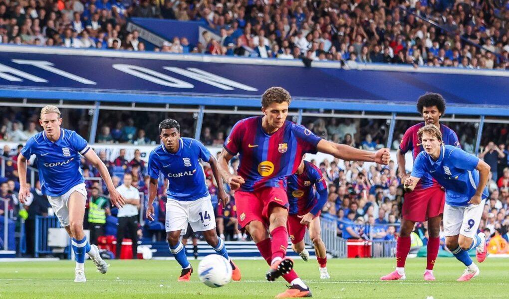 Hamza Abdelkarim, Barcelona. Foto: Stuart Leggett/MI News/NurPhoto via Getty Images