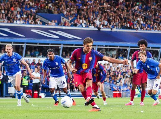 Hamza Abdelkarim, Barcelona. Foto: Stuart Leggett/MI News/NurPhoto via Getty Images