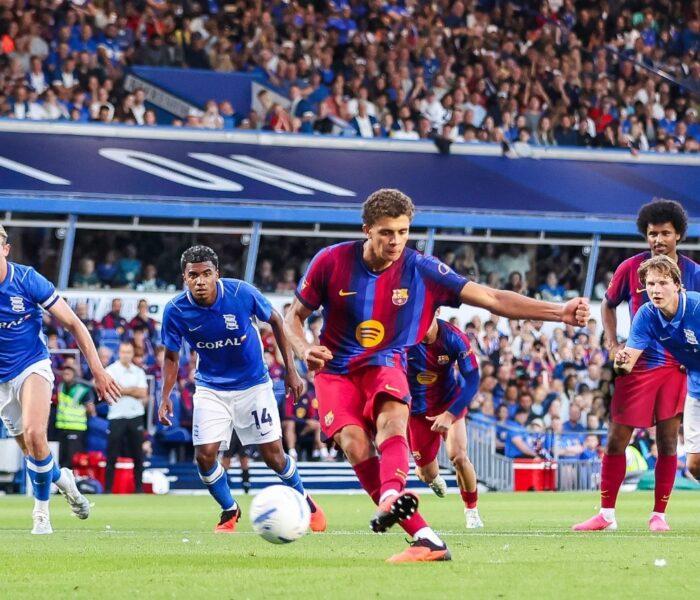 Hamza Abdelkarim, Barcelona. Foto: Stuart Leggett/MI News/NurPhoto via Getty Images