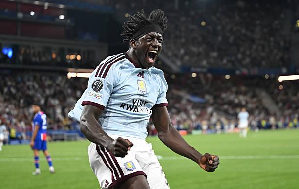 Brian Madjo, Aston Villa. Foto: Aston Villa/Aston Villa FC via Getty Images