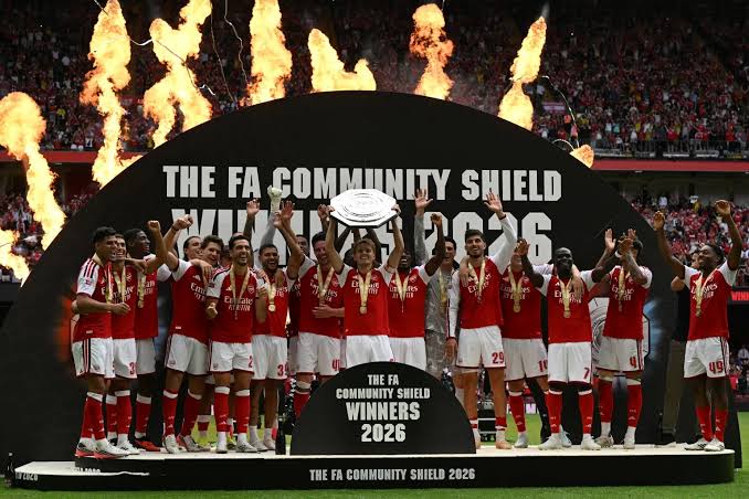 Arsenal campeão do Community Shield de 2026