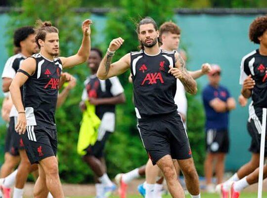 Treino do Liverpool
