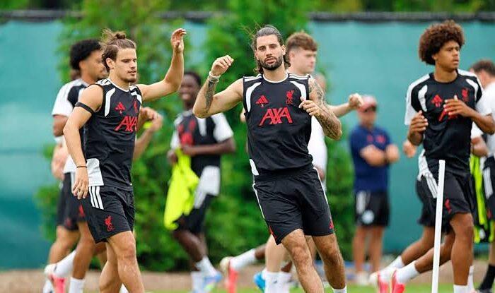 Treino do Liverpool
