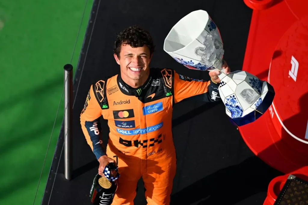 Lando Norris faz tudo parecer mais difícil e mesmo assim transforma Zandvoort em mais uma demonstração de força