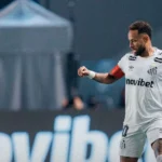 Neymar no jogo do Santos contra o Mirassol