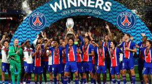 PSG supera Aston Villa, conquista a UEFA Super Cup e inicia temporada com troféu