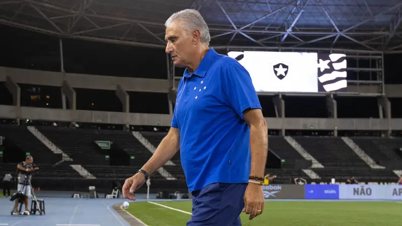 Tite, Botafogo x Cruzeiro, Brasileirão 2026. Foto: Thais Magalhães/Cruzeiro.