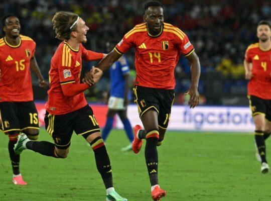 Itália x Bélgica, Nations League. Foto: Andreas Solaro/AFP via Getty Images.