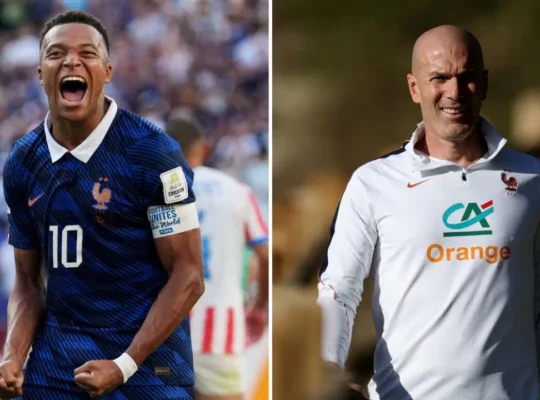 zidane e mbappe frança