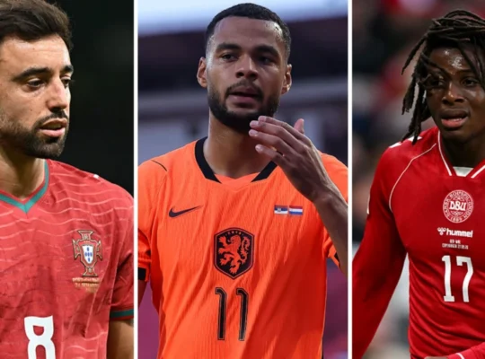 Nations League, três jogadores