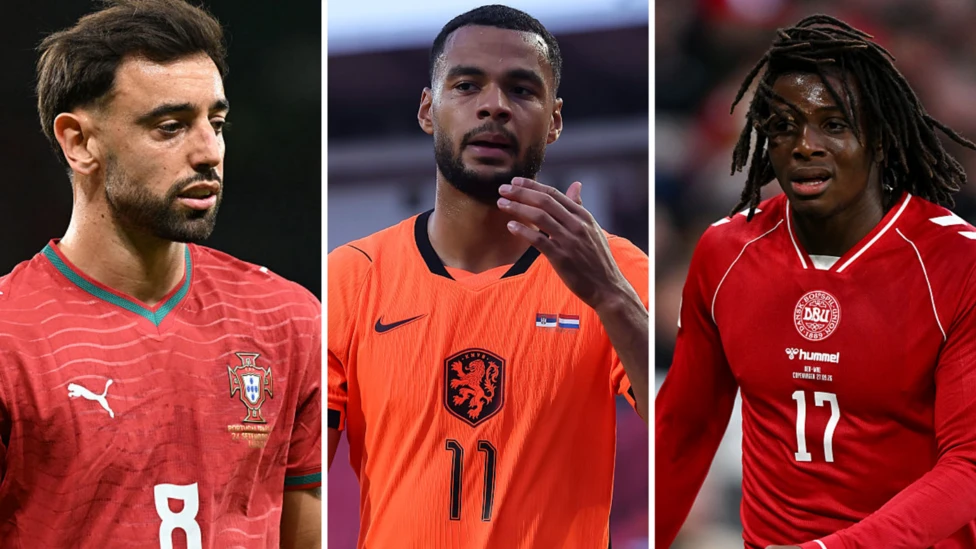 Nations League, três jogadores