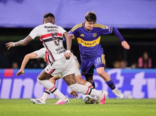 Boca Juniors venceu o São Paulo na rodada de ida das quartas da Sul-Americana