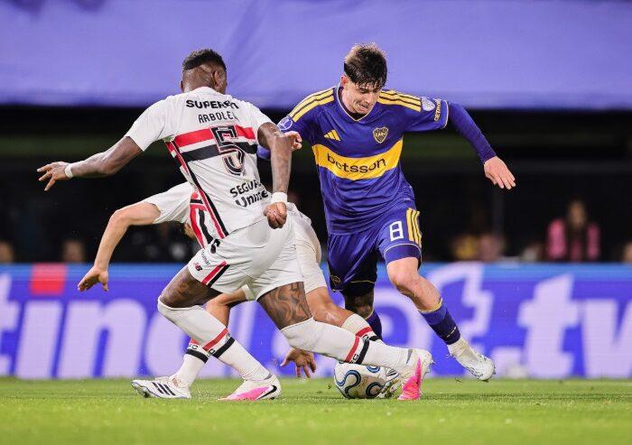 Boca Juniors venceu o São Paulo na rodada de ida das quartas da Sul-Americana
