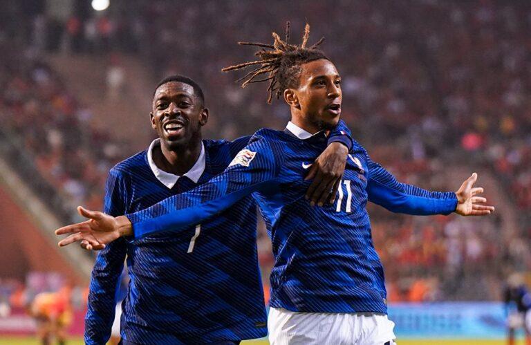 Olise salva a França com gol no fim e derrota a Bélgica na Nations League