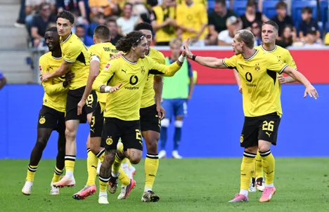 Hoffenheim x Borussia Dortmund, Bundesliga 2026/2027. Foto: Reprodução/Imago via Bundesliga site oficial.