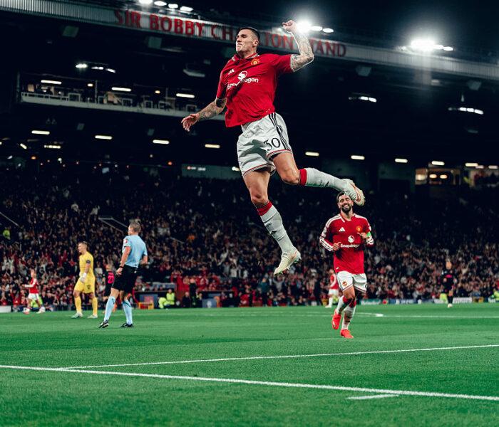 Manchester United x Sabah, Champions League 2026/27. Foto: Zohaib Alam/Manchester United via Getty Images.