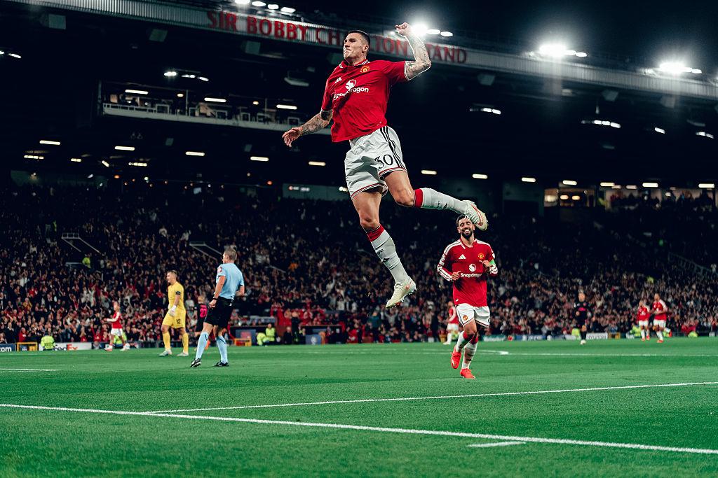 Manchester United x Sabah, Champions League 2026/27. Foto: Zohaib Alam/Manchester United via Getty Images.