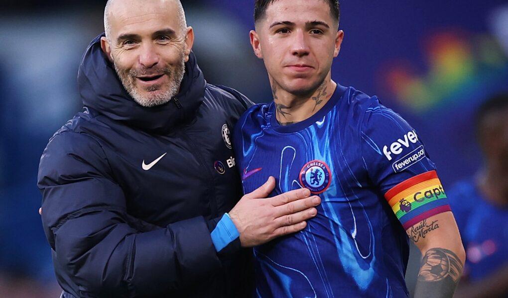 maresca e enzo fernandez manchester city
